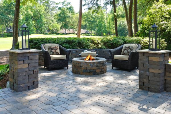 Fire Pit Installation in Howell