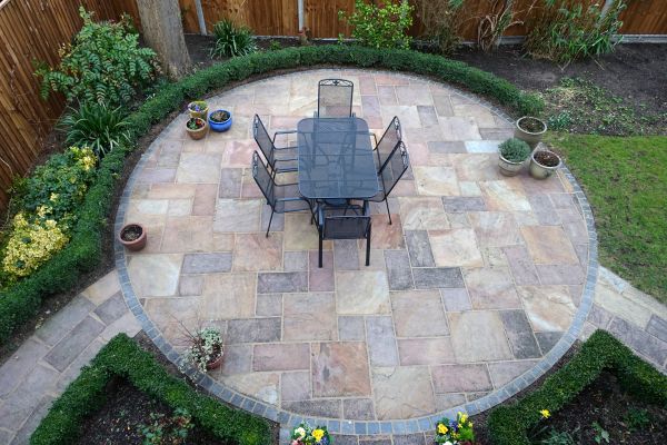 Stone Patio Installation in Howell