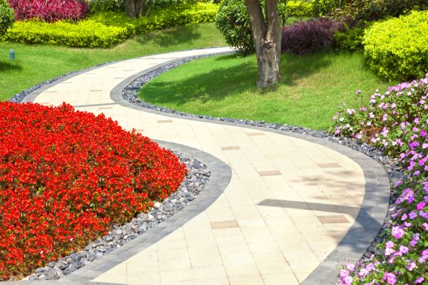 Garden Walkway Installation in Howell