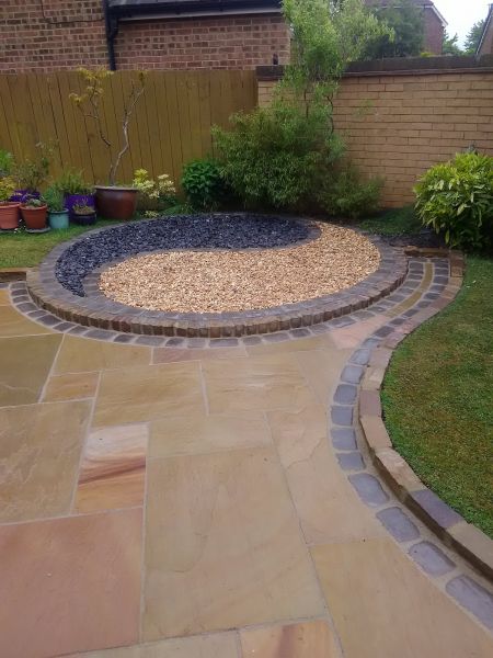 Sandstone Patio Installation in Howell